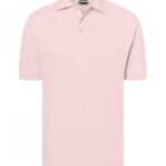 789-B Polo Yaka Pamuk Tişört / Açık Pembe
