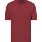 789-B Polo Yaka Pamuk Tişört / Bordo