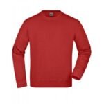 889-A Bisiklet Yaka Polar Sweatshirt Bordo