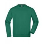 889-A Bisiklet Yaka Polar Sweatshirt Yeşil