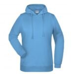 889-C Kapüşonlu Sweatshirt Açık Mavi