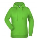 889-C Kapüşonlu Sweatshirt Açık Yeşil