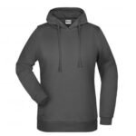 889-C Kapüşonlu Sweatshirt Füme