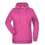 889-C Kapüşonlu Sweatshirt Pembe