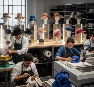 El işçiliği ve modern teknolojinin birleşimiyle, şapka üretimi her sezon değişen moda akımlarının nabzını tutarak stil sahibi tasarımlar ortaya koyuyor.