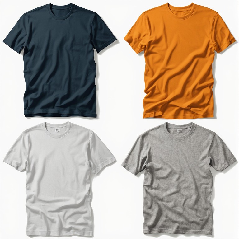 Yüzde yüz doğal pamuk tişört kumaşının yakın plan dokusu ve lif detayı.