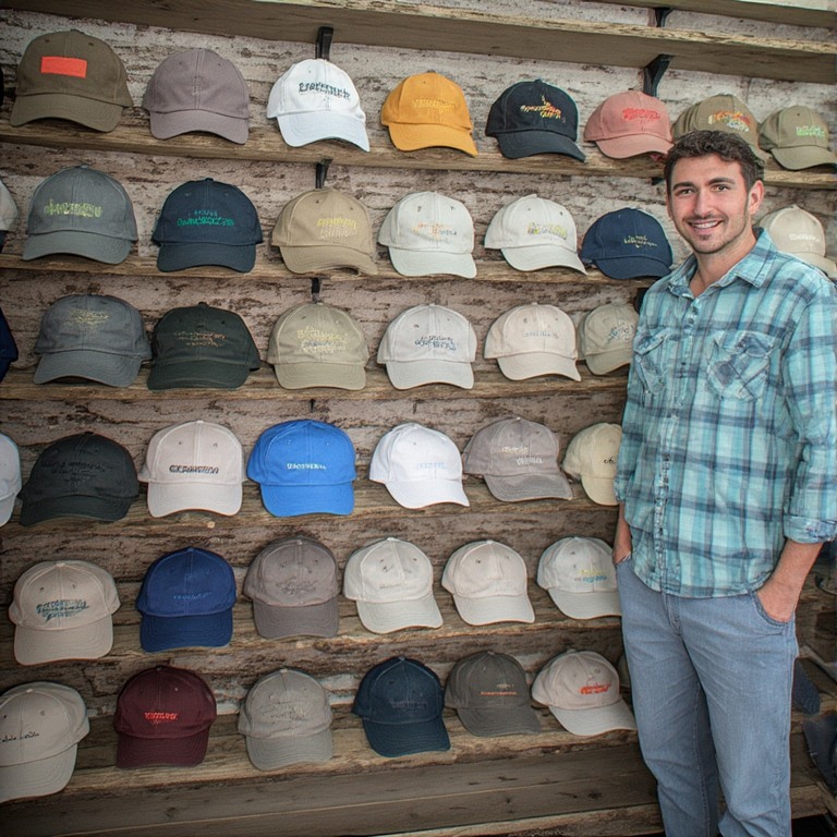 Şapka üreticisi tarafından gerçekleştirilen toplu şapka üretimi