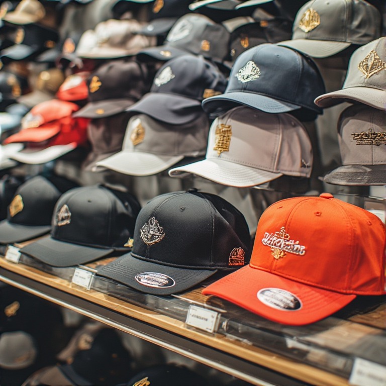 Profesyonel toptan şapka imalatı sürecinde numune onay aşaması ve detaylı işçilik çekimi.