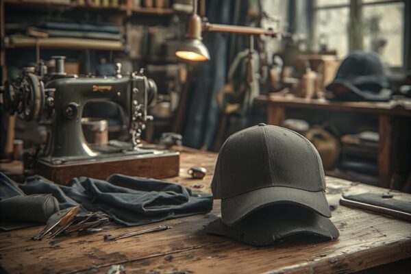 Şapka imalatı ve kaliteli gabardin kumaş şapka üretim aşamaları.