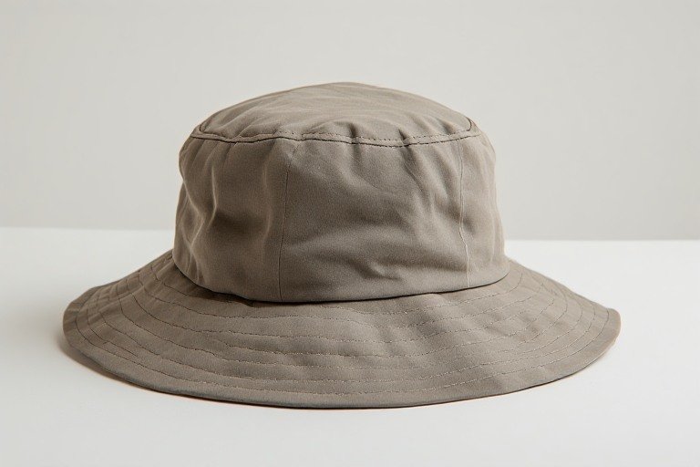 Geniş kenarlı bucket şapka (balıkçı şapkası) modeli