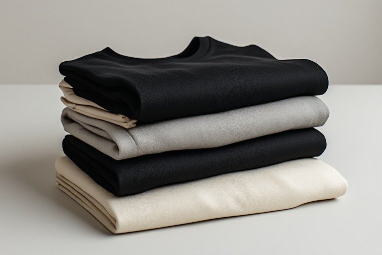 Sweatshirt üretimi için katlanmış sweatshirtler